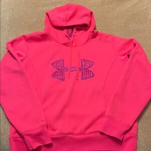 Under Armour Vibrant Pink Hoodie with Logo